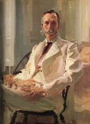 Man with a Cat Cecilia Beaux
